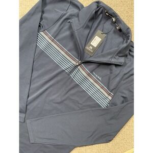 New Travis Mathew Mens S Performance Stretch Make Music 1/4 Zip Cloud Pullover